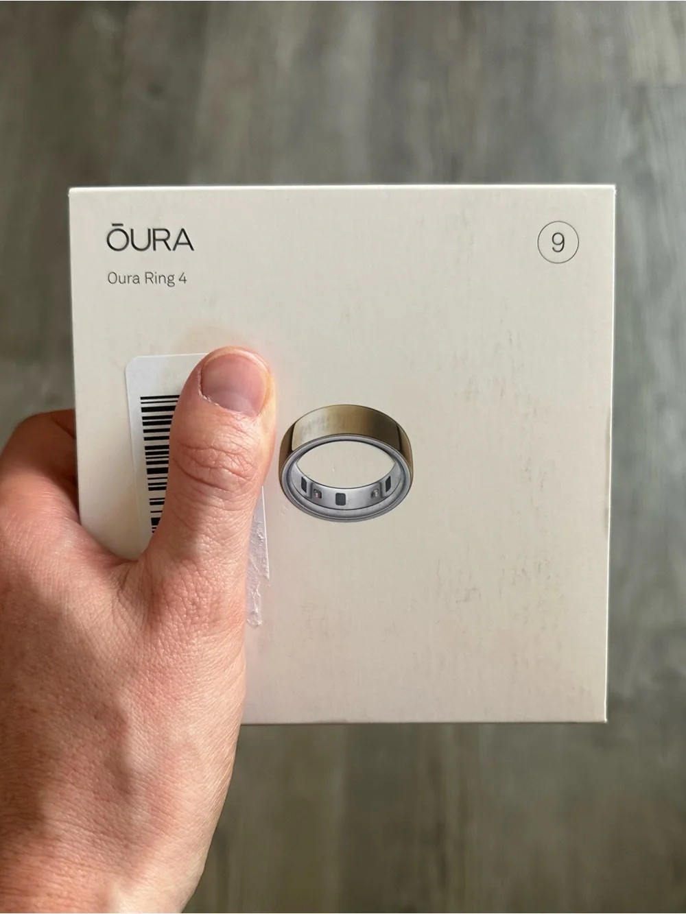 Oura Ring Gen 4 — Gold Size 9